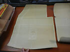 4300r-2 4300l-3 Vantage Nos White Rubber Front Floor Mats Brand Pair From 1950s And 1960s