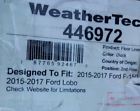 446972 Weathertech Floorliner For Ford