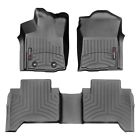 448671 448722 Weathertech Digitalfit Set Floor Liners Tacoma Crew Cab Black