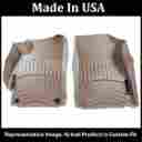 452354 Weathertech Custom Designed Floorliner Part 3rd Row Tan