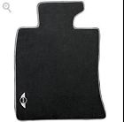 51472239380 Mini Cooper Logo Black Carpet Floor Mats R55 R56 R57 R58 2011-2014 Front Set Oem