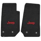 620065 Lloyd Mats Jeep Wrangler Unlimited Red Logo Velourtex 843049002631