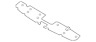 620786ca0b Nissan Genuine Molding Front Bumper Upper
