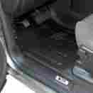 72-110037 Ford Super Duty 2011 2012 Sure-fit Floor Mats Liners Front Black