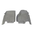 72-120043 Wade Front Row Floor Mats In Gray For Dodge Ram