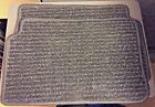 7w25-4 Subaru Forester Impreza Outback Sport Dark Grey Rear Floor Mats
