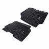 12920.21 804314177225 Rugged Ridge Black Front Row Floor Liner For