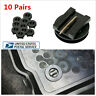 8111631209808 Unbranded Pairs Black Car Floor Mats Carpet Fixed