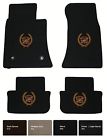 817002-1p Lloyds Cadillac Deville Floor Mats Gold Crest Logos Vt