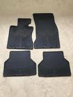 82-55-0-302-997 Bmw All Weather Rubber Black Floor Mats Oem Complete Set