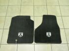 82211003ab 82211003ac Dodge Ram 2009-2012 Reg Quad Cab Front Dark Slate Grey Floor Mats Mopar Oem