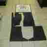 82211588ab 2008-2010 Jeep Grand Cherokee Dark Slate Gray Front And Rear Slush Mat Mopar Oem