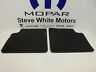 82213517ab Mopar Fiat New Rear Carpeted Floor Mats Black Set Of