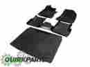 82214194ab 82214195 Renegade Mopar Jeep 2015-2016 Rubber Slush Floor Mats Rear Cargo Tray Set Oem