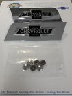 84167130 General Motors Steel Chrome Silverado Anniversary Floor Liner Bowtie Kit