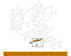 84211szaa01zc Pilot 09-14 Honda Interior-carpet Oem Retainer