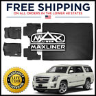 A0136-b0166-d0159 Kramer America Maxliner Cargo Behind Floor Mats Set Black Escalade