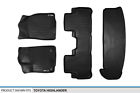 A0152-b0152-e0152 Kramer America Toyota Highlander Floor Mats Liner Behind Row