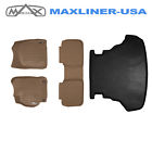 A1102-b1102-d0102 Maxliner All Weather Floor Mats Set Tan And 609788053095