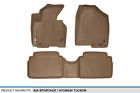 A1120-b1040 Kramer America Toyota Tan Floor Mats Row Liners Trays