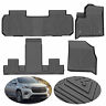 Ac-yczyq-4937 Rubber Floor Mats Liner Black For Chevrolet Traverse Fast Shiping