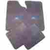 Acc-7993dkg-207 Acc 1984-89 Ford Mustang Floor Mats W Racing Logo Dark Smoke Gray Fox Body