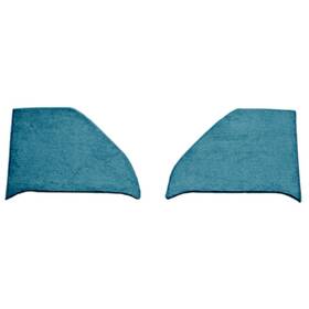 14183-17 Acc Carpets Kick Panel Carpet Insert Bright Blue Loop Pair With Cardboard Bac