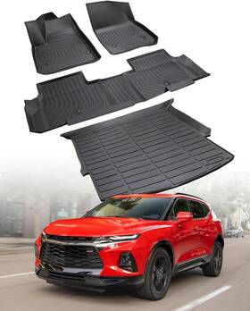Bmc000240 Acsessories All Weather Floor Mats And Cargo Liner For Chevy Blazer 2019-2025 4pc Set