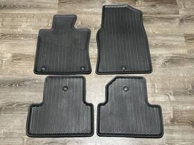 08p13-tk4-210 Acura 2009-2014 Tl Fwd All Weather Season Rubber Floor Mats 4 Liner Set Oem