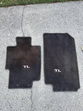 232.ac1n05 Acura 2004-2008 Tl Front Left Right Pair Carpet Floor Mat Set Oem Black