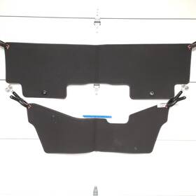 45951 Acura 5 Mdx 2014-2020 Oem Black Carpet 2nd Row 3rd Floor Mat Liners 2 Piece