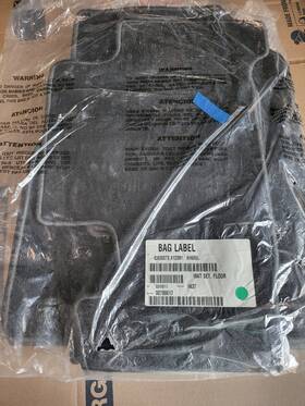 83600stx-a120m1 Acura 2010-13 Mdx Black Floor Mat Set Nh690l - 4 Piece New