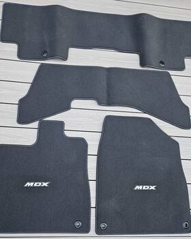 83600trx Acura 2014-2020 Genuine Oem Mdx 4 Piece Floor Mats Set Dark Grey
