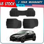 Adp058202005s Autodayplus Three Pieces Deep Jet Black Car Van Vehicle Floor