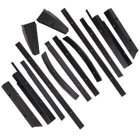 455-988 Aftermarket New Floorboards Steel Rail Repair Set For Floor Panels Mga 1955-1962