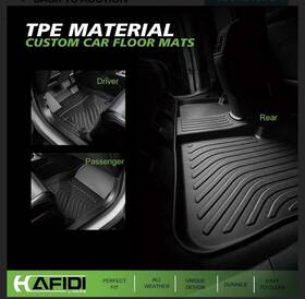 Azyt-003 Aftermarket Products All Weather Floor Mats And Cargo Liner For Porsche Cayenne 2019 2026 Tpe Black