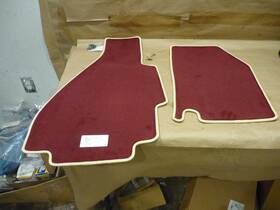 Aftermarket Products F0142 Ferrari 308 Gtb 1978-1985 Lhd - Front Carpet Mats New P/n