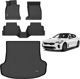 Aipoil 749753101113 -floor Mats Custom For Kia Stinger Awd Models 2018-2024 Fits 1st &