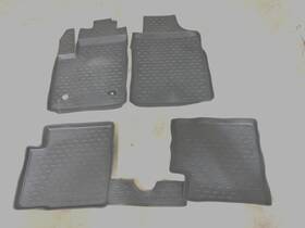 2525444 All Weather Omac Floor Mats Liner For Fiat 500 500c 2009-2015 Black Tpe All-weather 4 Pcs