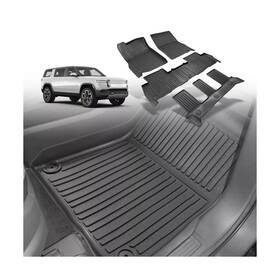 Be-r1s-fm All Weather Bestevmod Compatible With Rivian R1s Cargo Liners Frunk Mat&floor