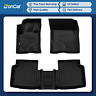 Gon647626 All Weather Floor Mat Liners For 2020-2021 Ford Escape 3pcs Black Tpe Rubber Set