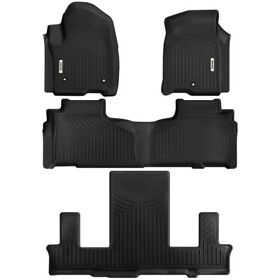 Ll-ty01 All Weather Floor Mats For Toyota Rav4 2013-2018 Tpe Rubber Liners 1st 2nd Row