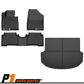 Allgoodauto Allgood0403151 Fit For 2013-2018 Hyundai Santa Fe All Weather Tpe Floor Mats Cargo Liner