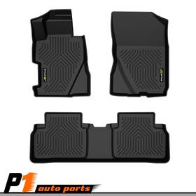 Allgoodauto Allgood112551 Fit For 2006-2011 Honda Civic Sedan 4-door 5-seats Black Floor Mats Liner