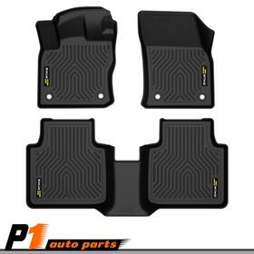 Allgood121011 Allgoodauto Tpe Floor Mats 2 Row Liner Set Fit For 2018-2023 Volkswagen Tiguan All Weather
