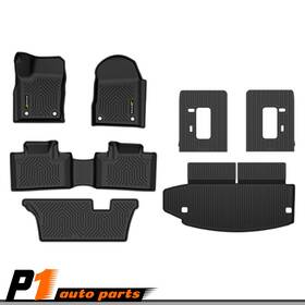 Allgood121701 Allgoodauto 7 Seats Rear Floor Mats Cargo Liner Fit For 2016-2025 Dodge Durango Accessorie