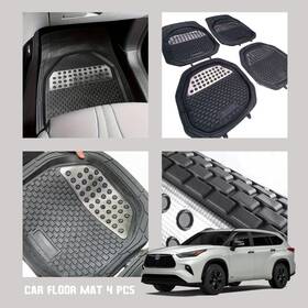 6547897766 Altocars For All Toyota Highlander Hybrid 4-piece Heavy-duty Gray Floor Mats