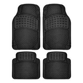 Altocars 755326842772 For All Toyota Vehicles Weather Black Non Slip Carpet Floor Mats 4pcs
