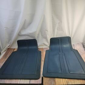 F3678960 Amc Vintage Fsj Cherokee Chief Wagoneer Blue Textured Rubber Floor Mats