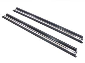 65465 Ams B-stock 2-piece Door Sill Set Blue For Mercedes 124 Coupe